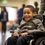 ai-generated-young-disabled-boy-sitting-on-wheelchair-at_37475261